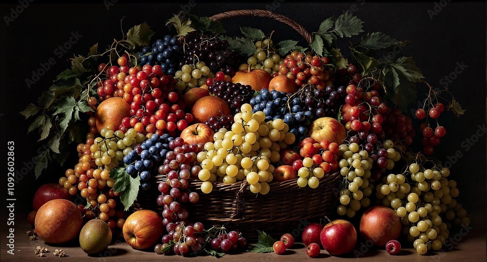 autumn still life with fruits autumn still life with fruits