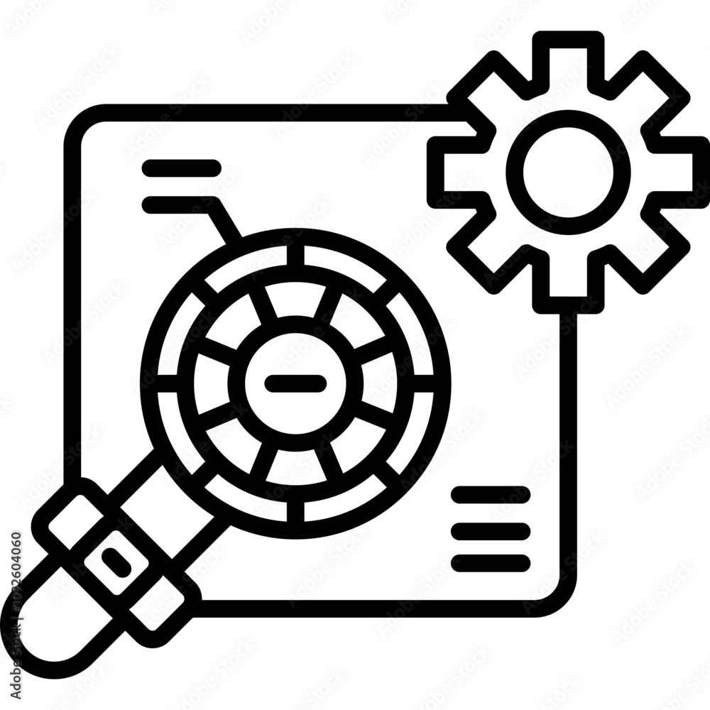 Analysis Search Icon Analysis Search Icon