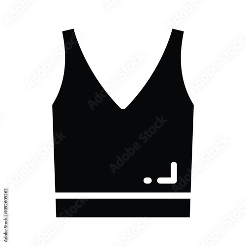 Icon representing a casual tank top for summer wear