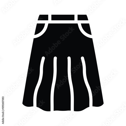 Elegant pleated skirt, versatile for casual and formal wear