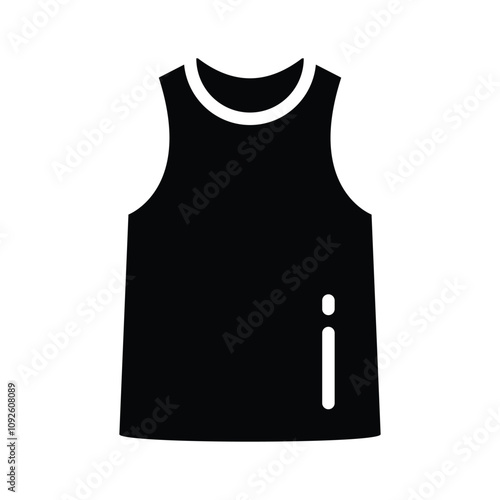 Icon representing a casual tank top for summer wear