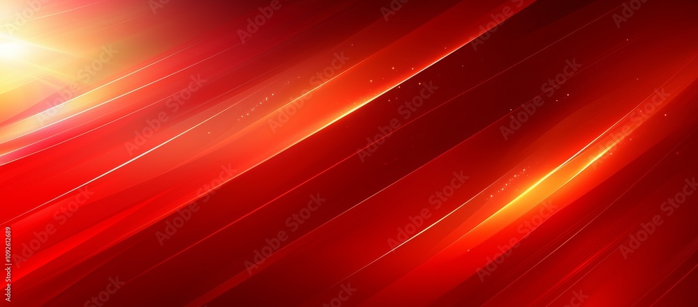 Fototapeta premium Energetic Abstract Red Light Beams with Radiant Highlights and Subtle Gradient Motion Perfect for Vibrant Banners and Digital Advertising Backgrounds