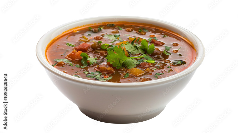 Sambar on bowl isolated on transparent background, PNG Sambar on bowl isolated on transparent background, PNG