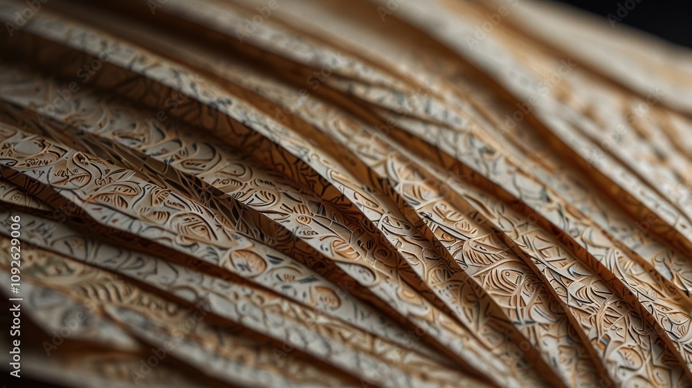 Fototapeta premium Intricate Carved Layers