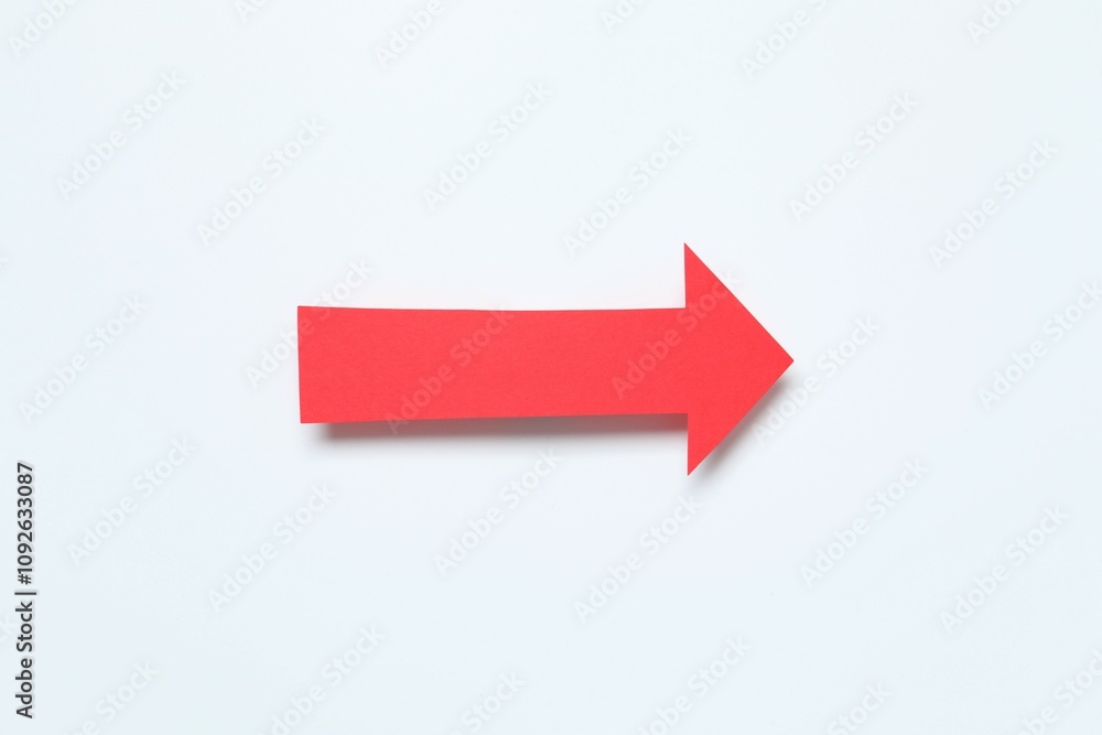 Paper paper arrow on white background Paper paper arrow on white background