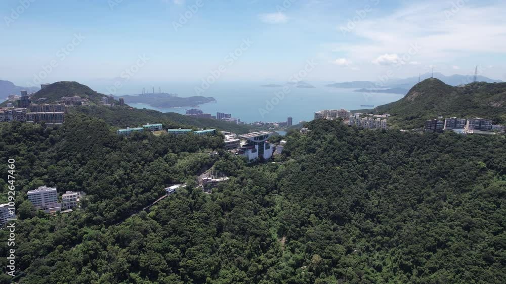 Exclusive aerial views of luxurious Hong Kong The Peak mansions overlooking Victoria Harbour iconic skyline from Central to Tsim Sha Tsui Exclusive aerial views of luxurious Hong Kong The Peak mansions overlooking Victoria Harbour iconic skyline from Central to Tsim Sha Tsui