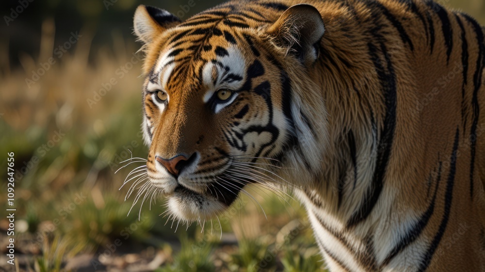 Naklejka premium Tiger Close-Up