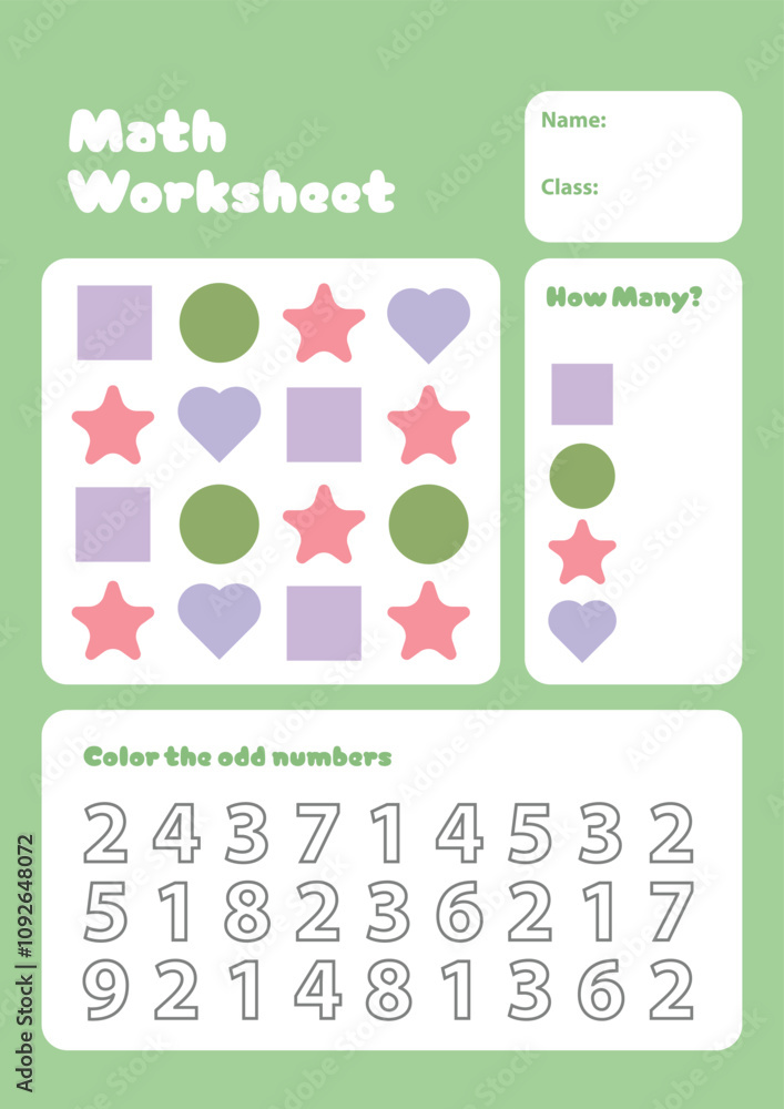 How many math activity page for kids worksheet, Count the number Puzzle game printable for school and preschool. How many math activity page for kids worksheet, Count the number Puzzle game printable for school and preschool.