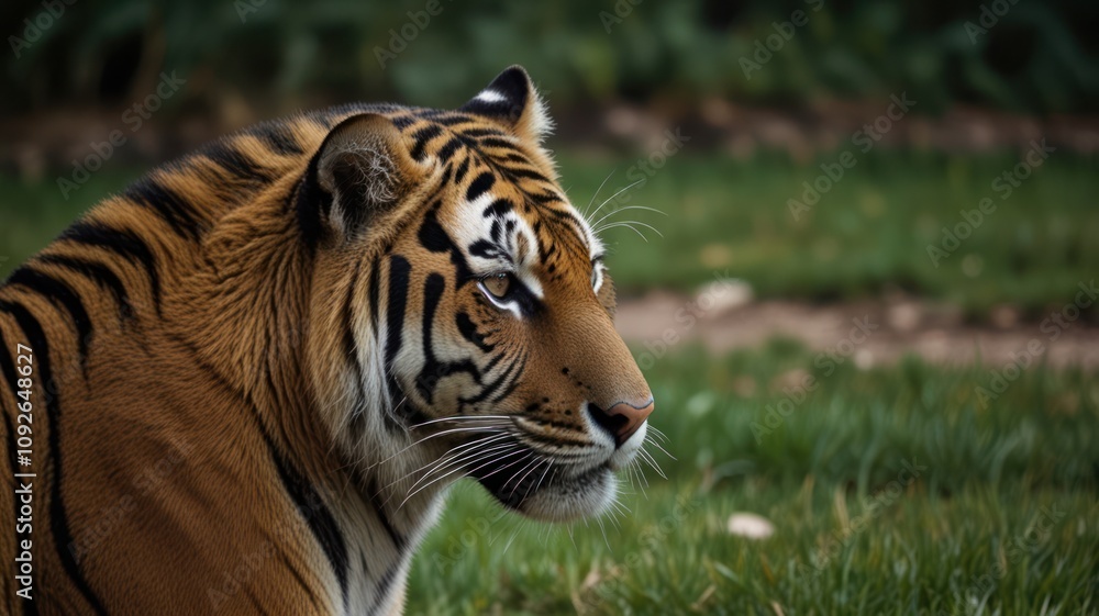 Obraz premium TIGER IN THE WILD