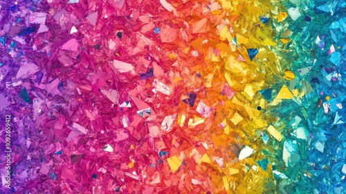 Wallpaper Mural bright rainbow confetti, vibrant tones, seamless background, high contrast, fun atmosphere, bold colors, celebratory vibe Torontodigital.ca