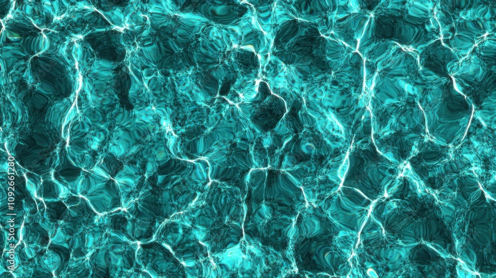 Fototapeta premium dark turquoise water texture, rippling surface, aquatic sports feel, minimalistic look, seamless background, deep tones, refreshing vibe