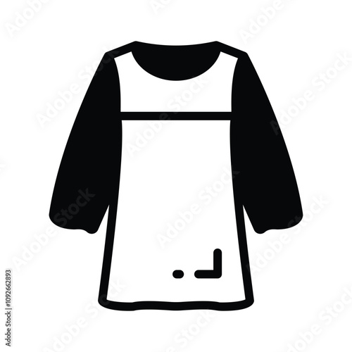 Icon of a dress suitable for everyday wear
