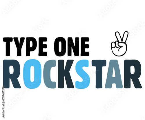 Type One Rockstar Svg,Diabetes Awareness Shirt,Diabetes Awareness Ribbon svg,Diabetic Svg,T1D Diabetes Awareness Svg,Cut File,vintage,Typography,Silhouette