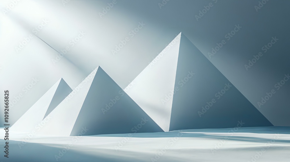 Abstract Pyramids in a Light-Filled Room Abstract Pyramids in a Light-Filled Room