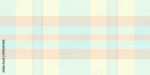 Tradition background fabric seamless, classical texture plaid tartan. Variation check pattern vector textile in light and moccasin colors.