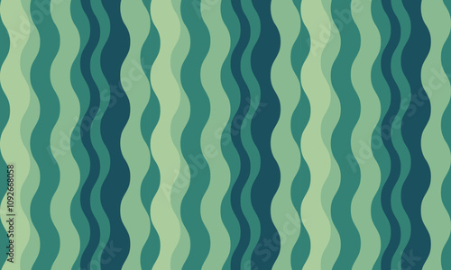 vertical striped design with flowing curves and textured waves. Artistic colors blend with simplicity and creativity, adding elegance to posters, textiles, or graphic prints with vibrant paint.