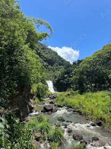 Waimea Falls - Oahu, Hawaii. photo