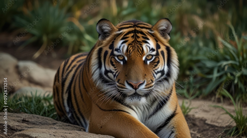 Obraz premium TIGER IN THE WILD