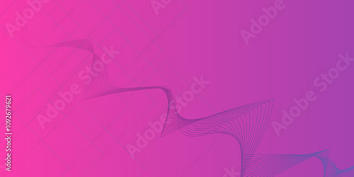 Abstract pink gradient background template.  dynamic curves web trendy background. abstract background with waves and incision illustration for presentations and templates. 