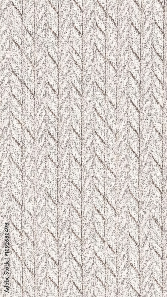 Close-up of a soft, woven fabric in a herringbone pattern, design Close-up of a soft, woven fabric in a herringbone pattern, design