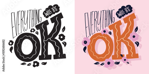 100% vector hand drawn doodle file. Cute hand drawn lettering quote for t-shirt design, mug print, bag print, clothes fashion. 