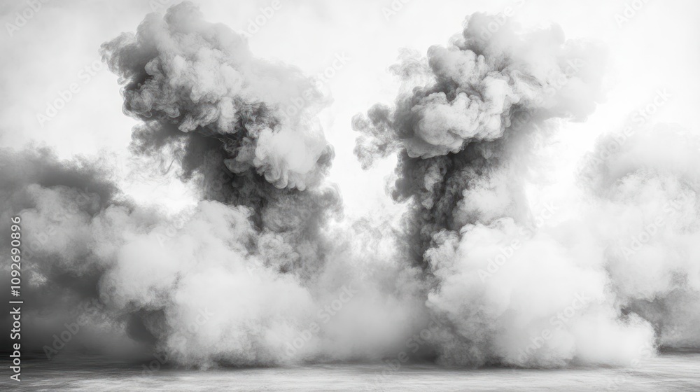 Real smoke exploding outward with an empty center space, creating a dramatic fog effect. Perfect for a spooky Halloween background or wallpaper, adding an eerie and mysterious atmosphere Real smoke exploding outward with an empty center space, creating a dramatic fog effect. Perfect for a spooky Halloween background or wallpaper, adding an eerie and mysterious atmosphere