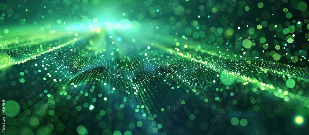 Abstract Green Bokeh Background Abstract Green Bokeh Background