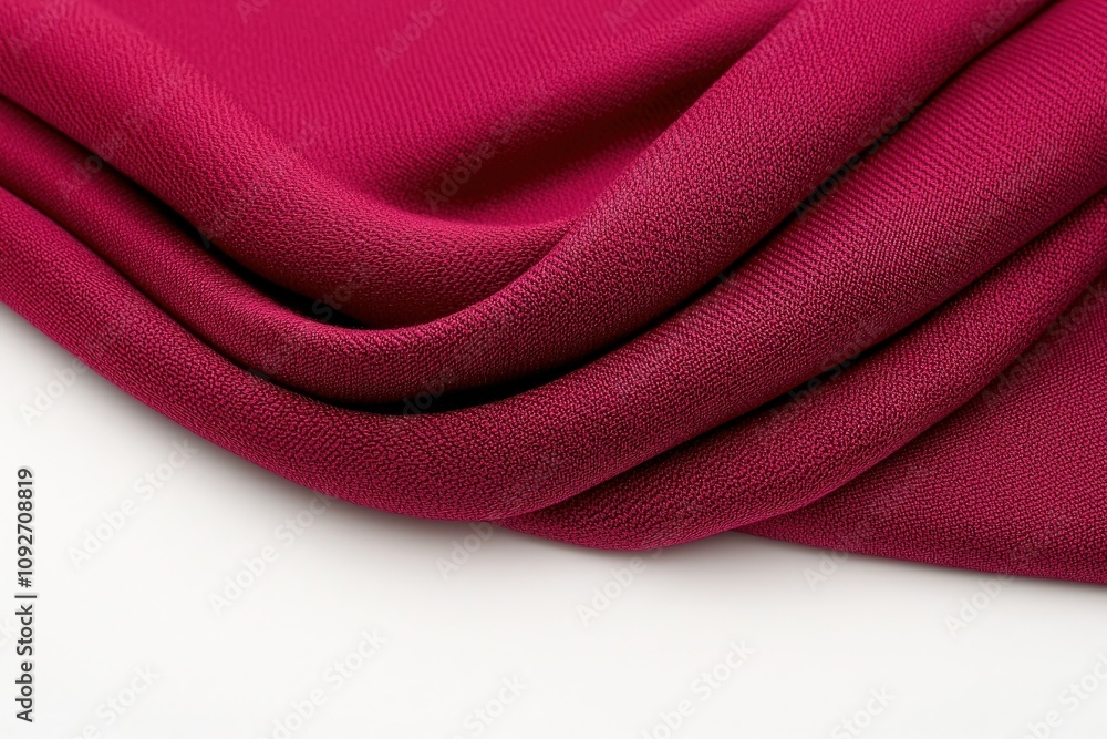 Crimson Fabric Drape. Crimson Fabric Drape.