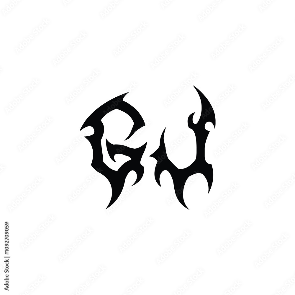 GJ monogram logo design letter text name symbol monochrome logotype alphabet character simple logo GJ monogram logo design letter text name symbol monochrome logotype alphabet character simple logo