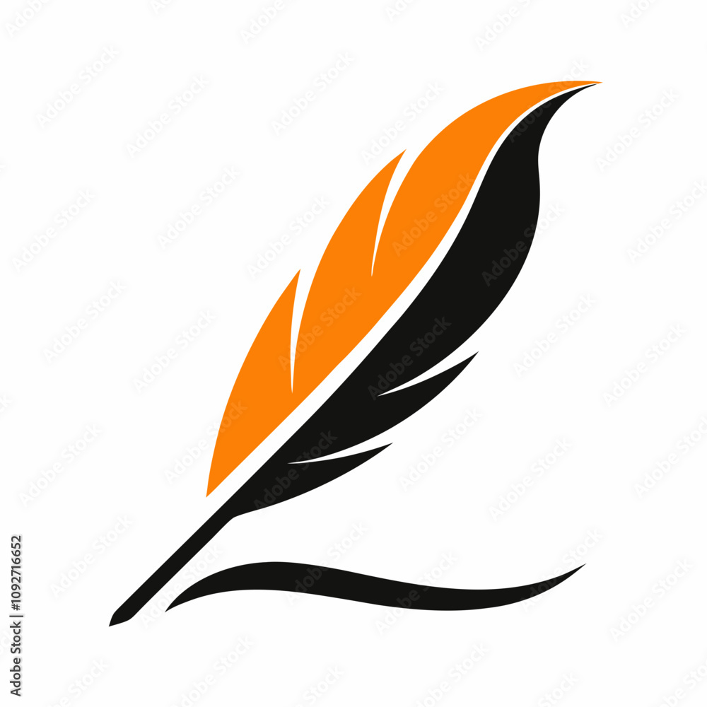 pen logo vector and illustration, white background pen logo vector and illustration, white background