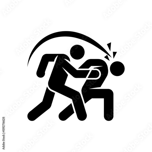 Physical Assault Scene Icon