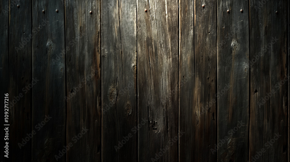 Dark rustic wooden plank wall. Dark rustic wooden plank wall.