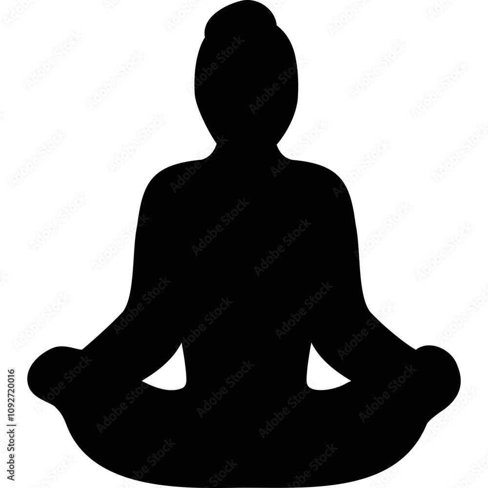 Simple vector icon meditation
Simple vector icon meditation