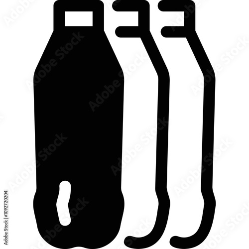 Simple vector icon bottle