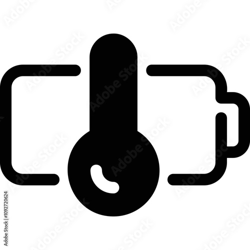 Simple vector icon battery