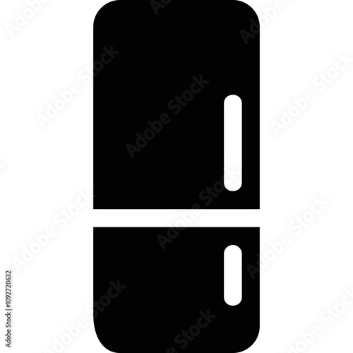 Simple vector icon fridge