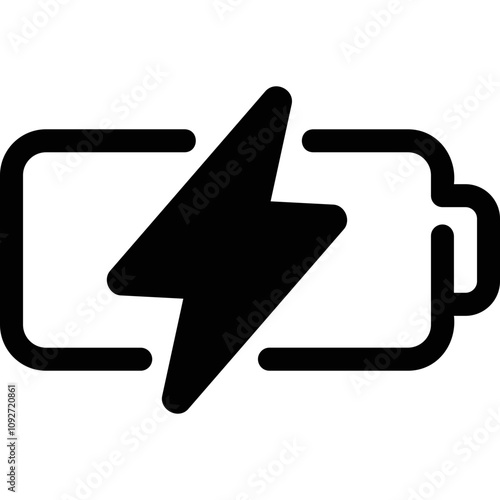 Simple vector icon battery