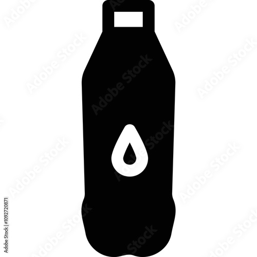 Simple vector icon water bottle