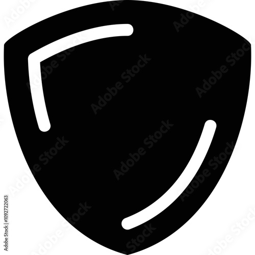 Simple vector icon shield
