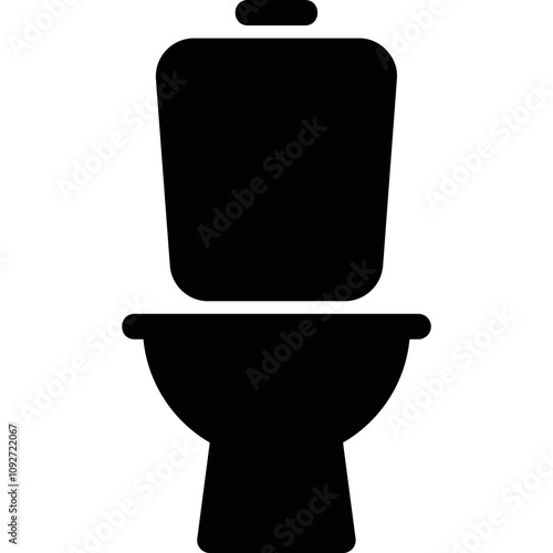 Simple vector icon toilet