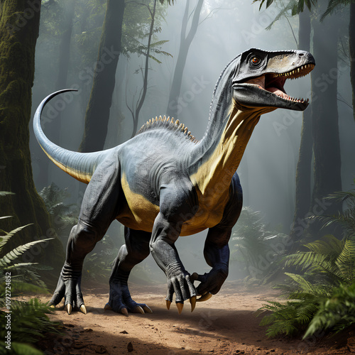 Fototapeta Naklejka Na Ścianę i Meble -  dinosaurs: Alectrosaurus 