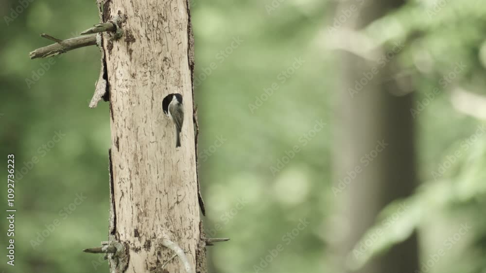 Unexpected Bond: A Tit Feeding Great Spotted Woodpecker Chicks - Unique Wildlife Footage Unexpected Bond: A Tit Feeding Great Spotted Woodpecker Chicks - Unique Wildlife Footage