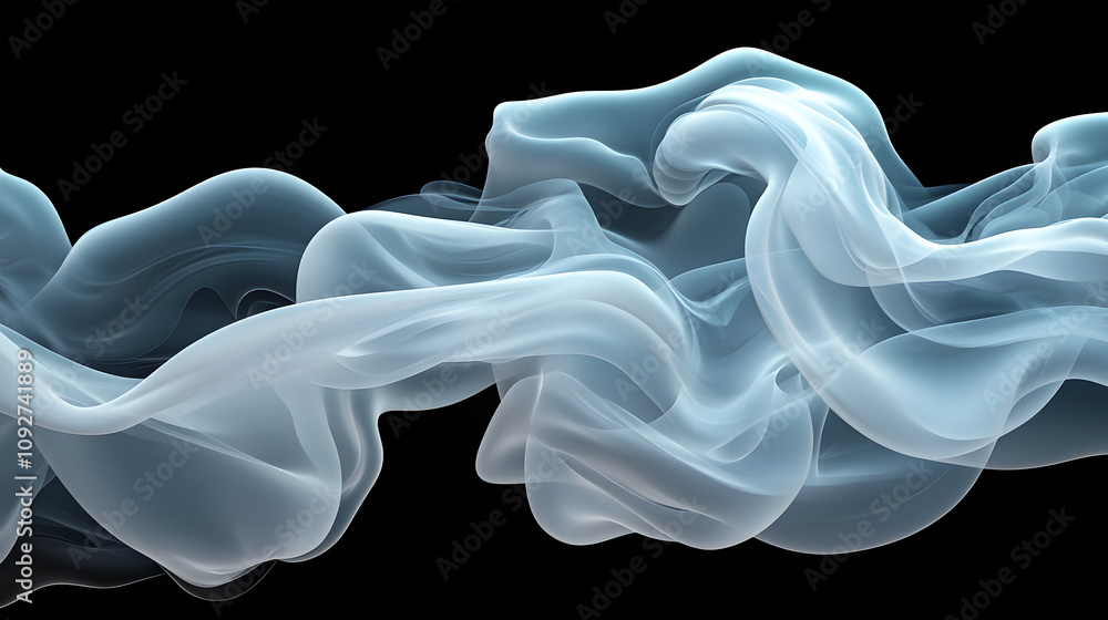 Fototapeta premium Abstract Smoke Patterns Digital Wallpaper Ethereal Environment Artistic Viewpoint Contemporary Concept for SEO Impact
