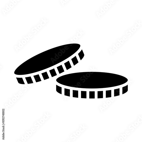 Coin glyph icon