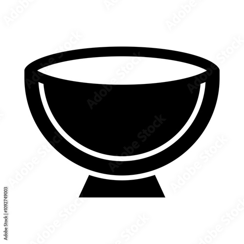 Bowl glyph icon