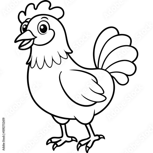 artoon chicken animal