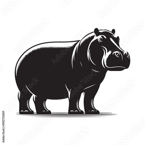 black silhouette rhino animal