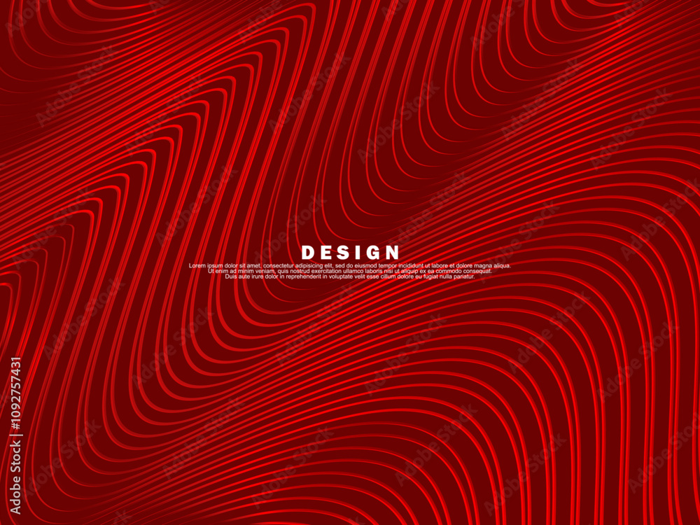 Abstract red glowing geometric lines on red background. Modern shiny red wave lines pattern. Futuristic technology concept, suitable for covers, posters, banners, brochures, websites, etc. Abstract red glowing geometric lines on red background. Modern shiny red wave lines pattern. Futuristic technology concept, suitable for covers, posters, banners, brochures, websites, etc.