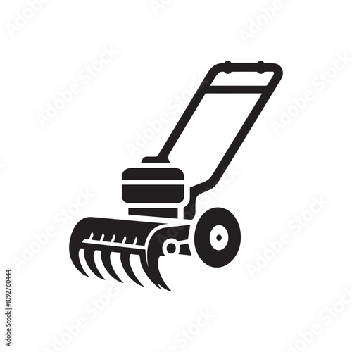 lawn grass cutting machine icon