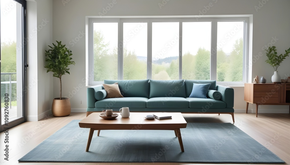 Photo modern style interior room 3d illustration Photo modern style interior room 3d illustration
